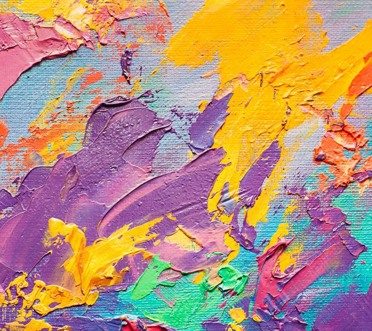 Разноцветные мазки краски