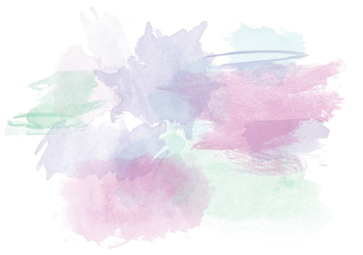 Акварельные разводы нежные