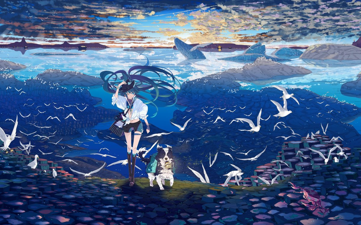 Хаяо Миядзаки пейзажи