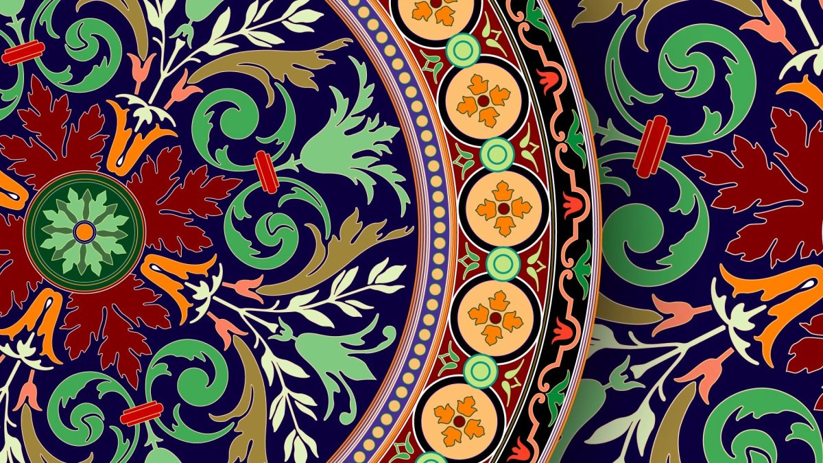 Миллий орнамент Узбекистан