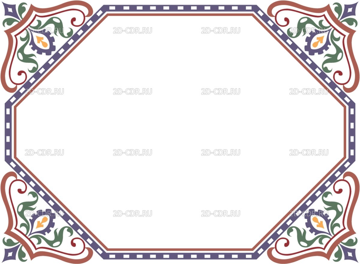 Рамка в башкирском стиле