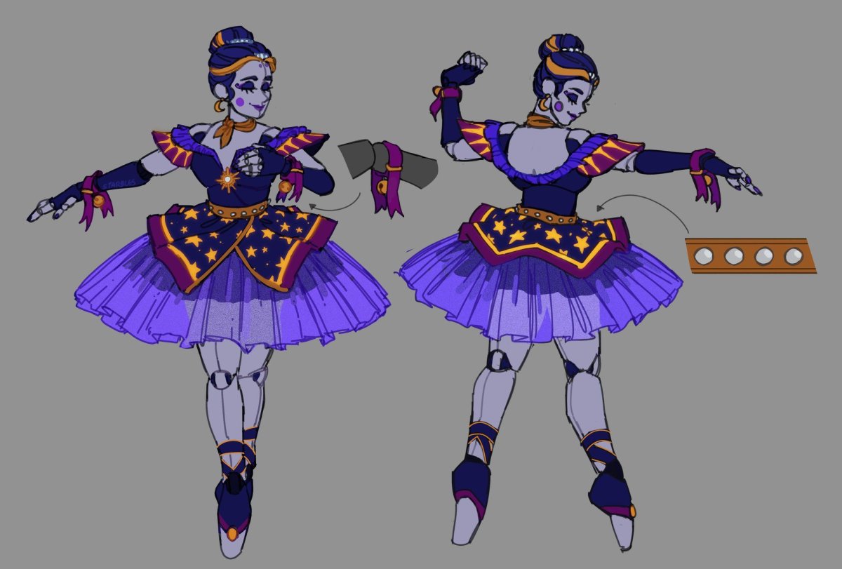 Glamrock Ballora Art