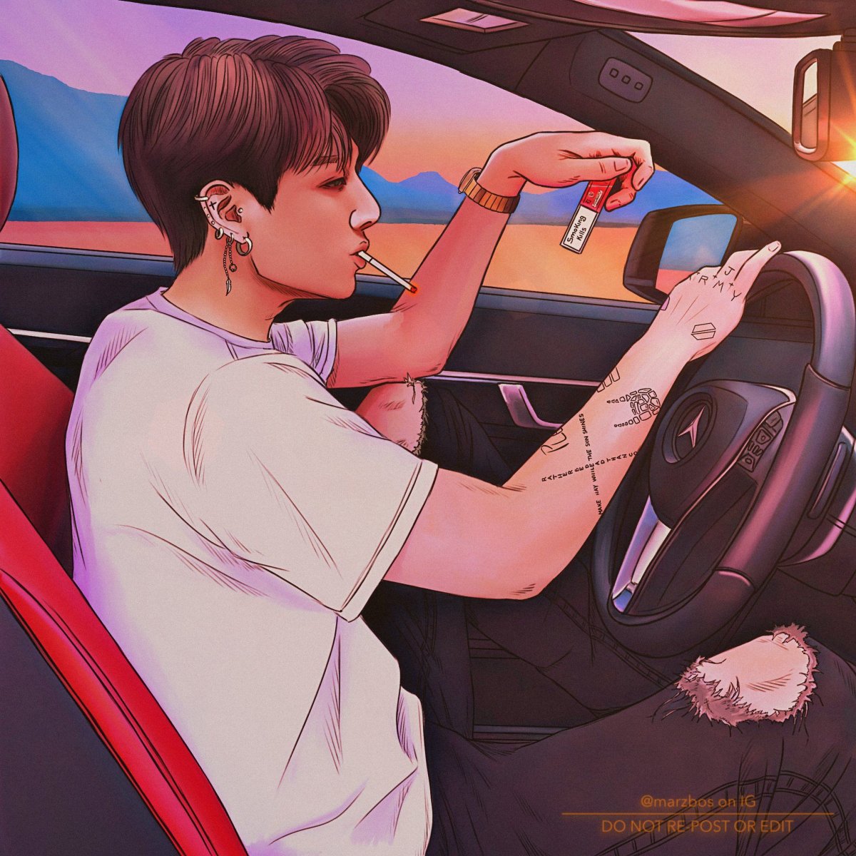 Чонгук БТС 2022 арт