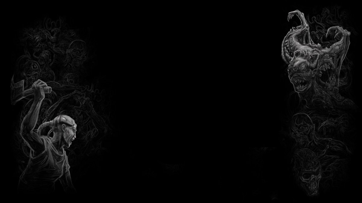 Фон профиля черно белый