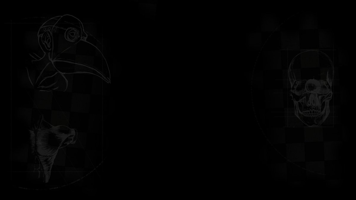 Фон стим черный черепа