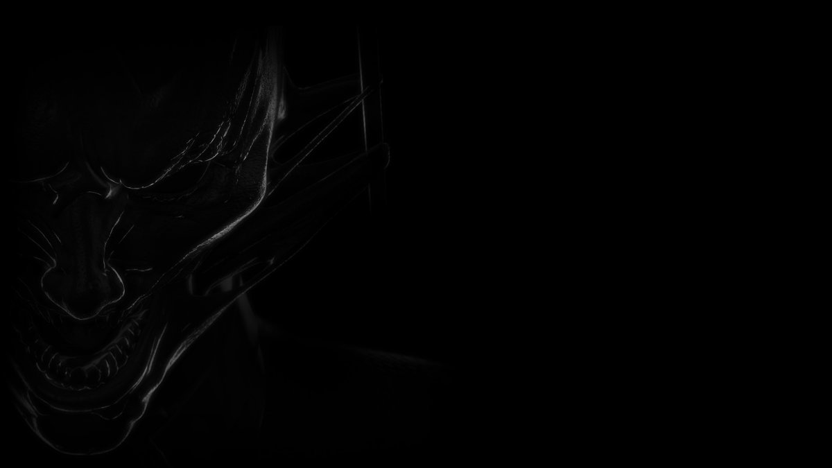 Черный фон профиля