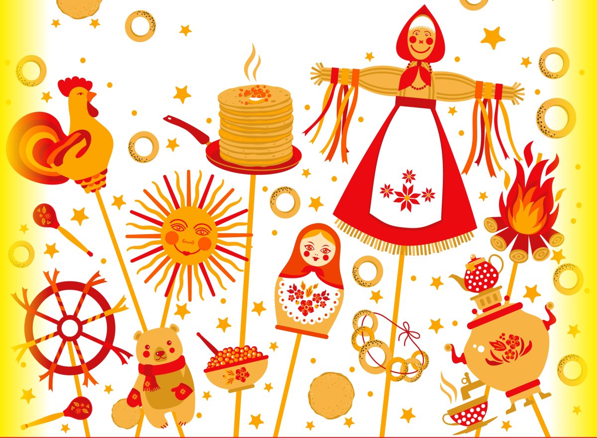 Фон для презентации Масленица