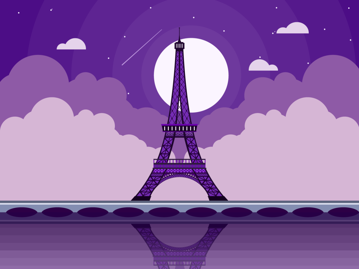 Эйфелева башня 2д