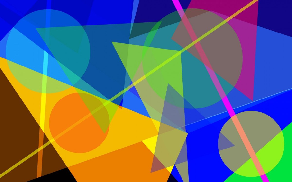 Абстракция геометрических фигу