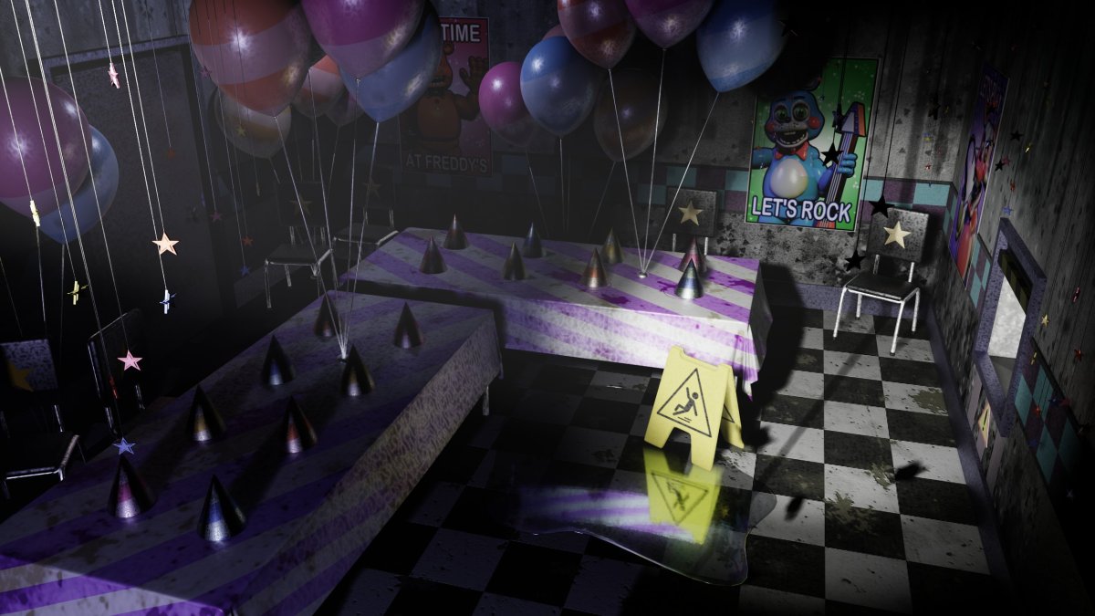 FNAF 2 камера Party Room 2