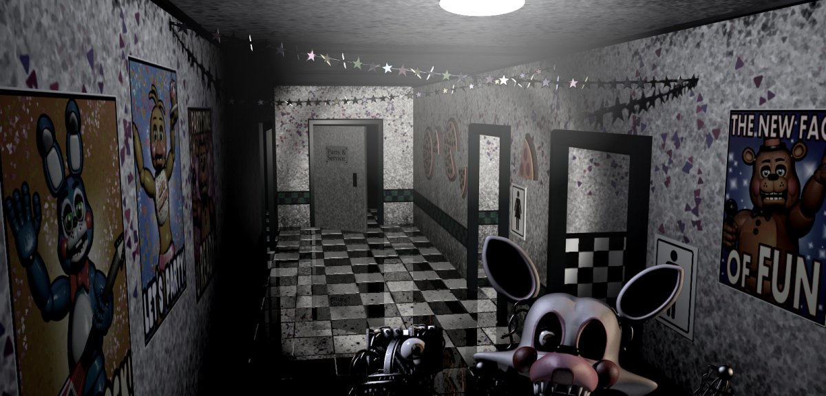 FNAF 2 коридор