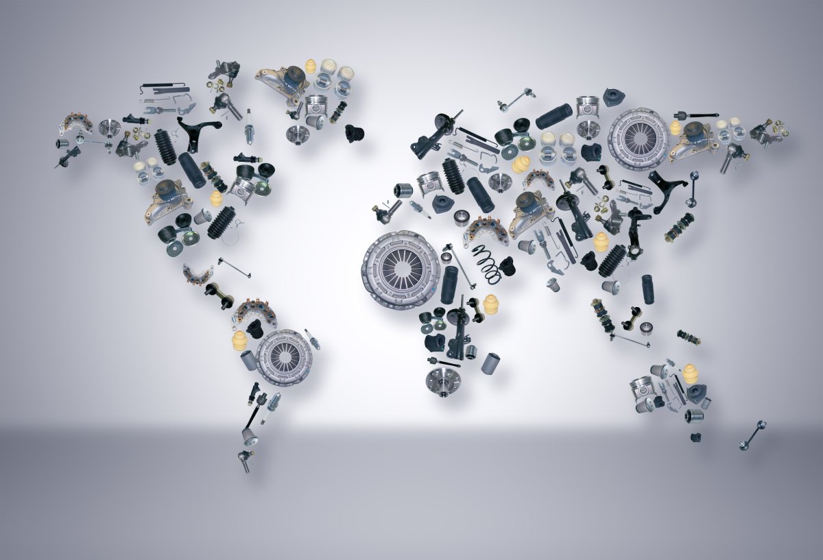Автозапчасти коллаж