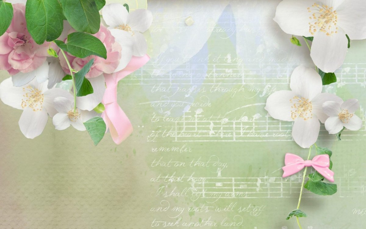 Весенний фон для афиши концерта