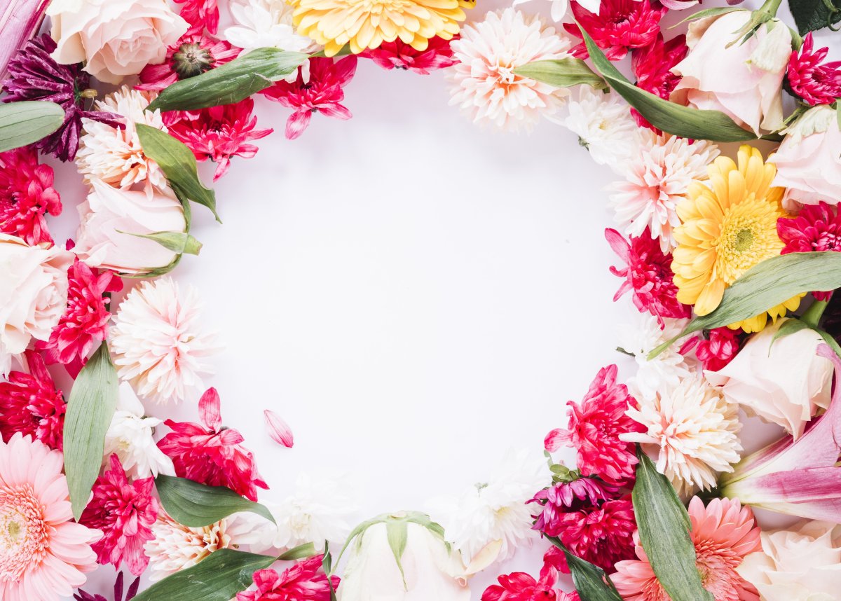 Цветочная рамка