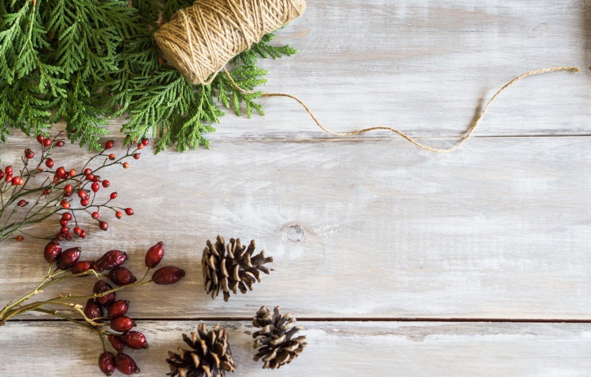 Шишки на столе