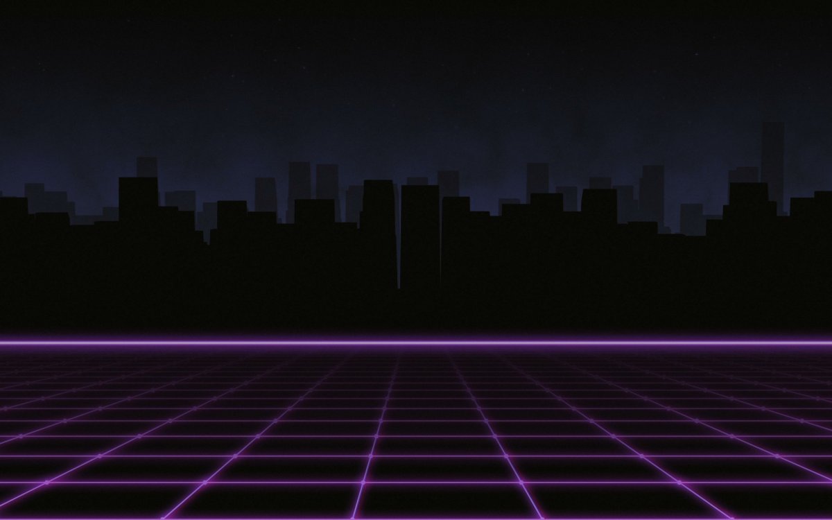 Neon Grid 80s