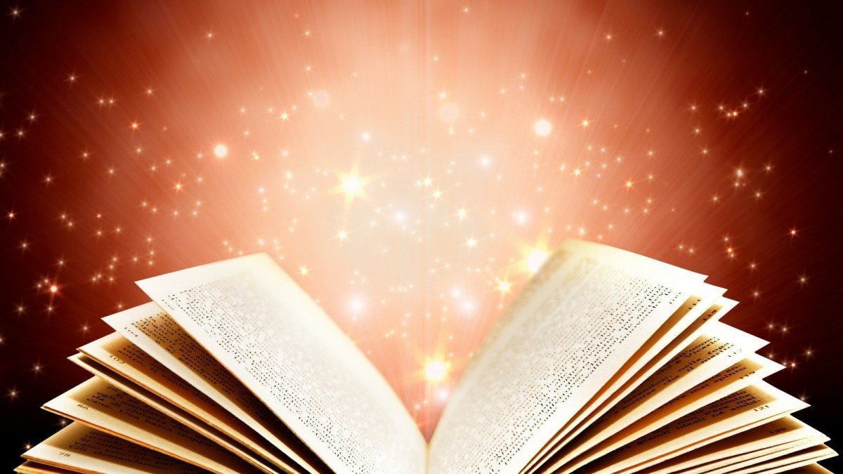 Красивый фон с книгами для презентации