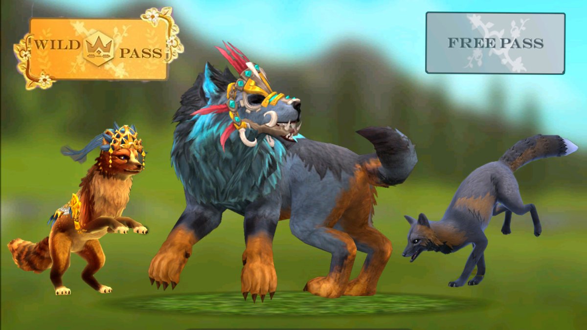 Wild Craft эксклюзивные скины на волка на малыша