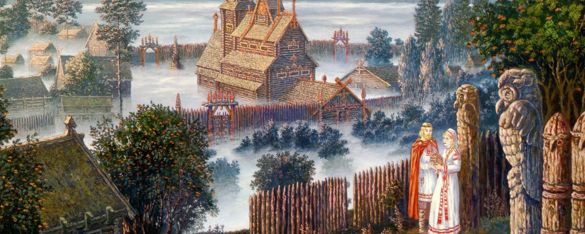 Алеша Попович мультфильм деревня