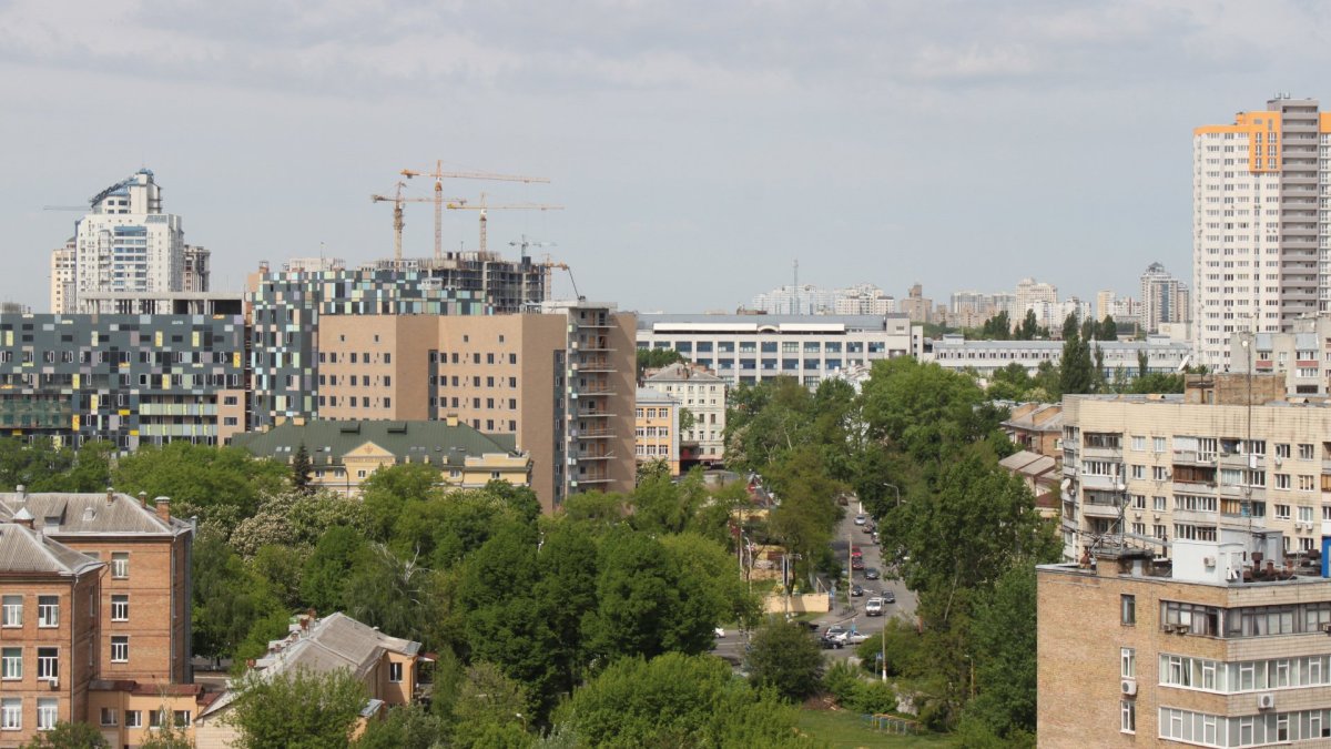 Вид за окном город для 3д Макс