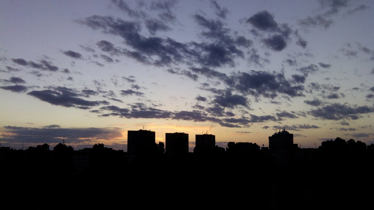 Вид из окна Сумерки