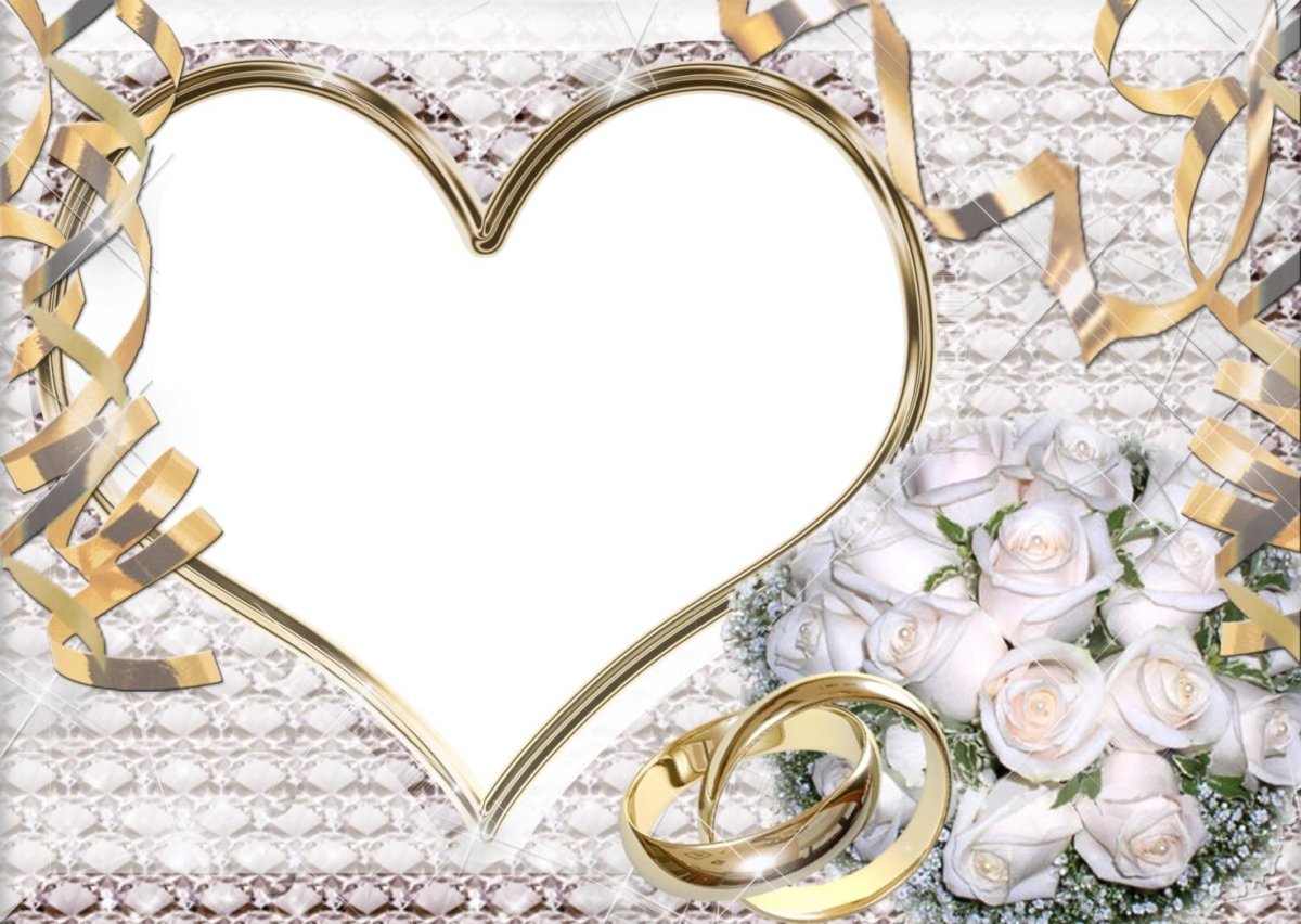 Свадебная рамка