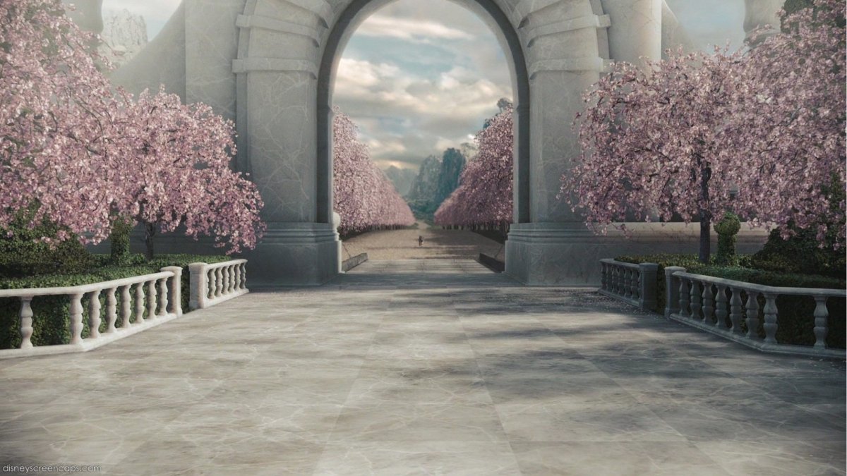 Замок белой королевы Алиса в стране чудес