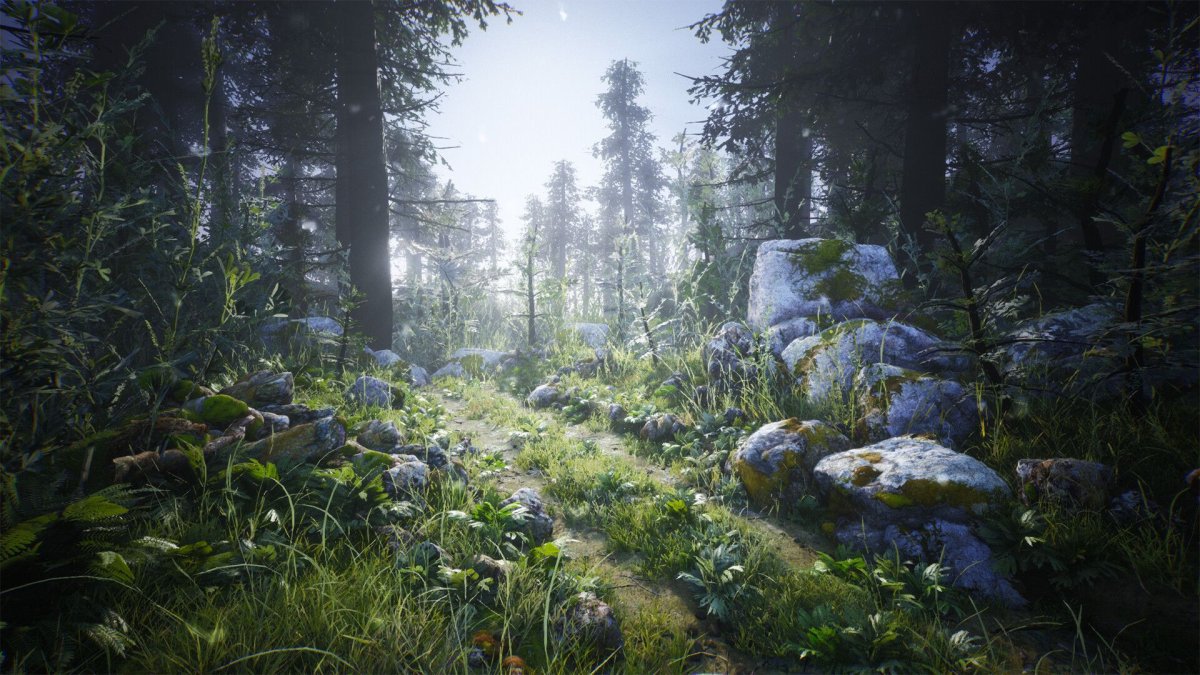 Unreal engine 4 лес