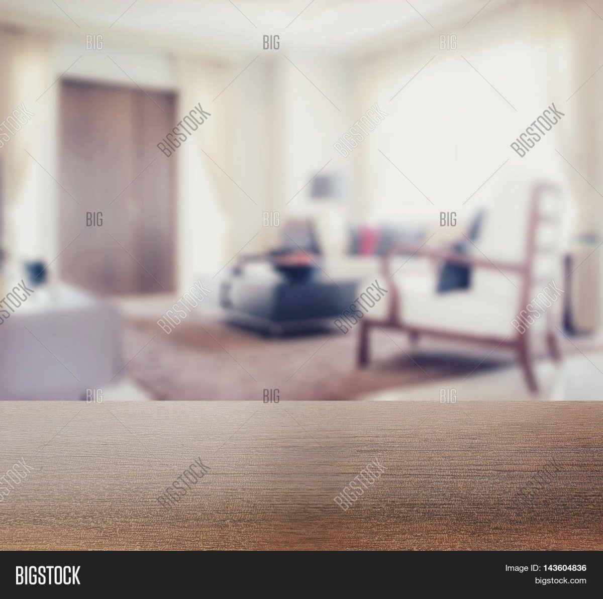 Размытый фон комнаты