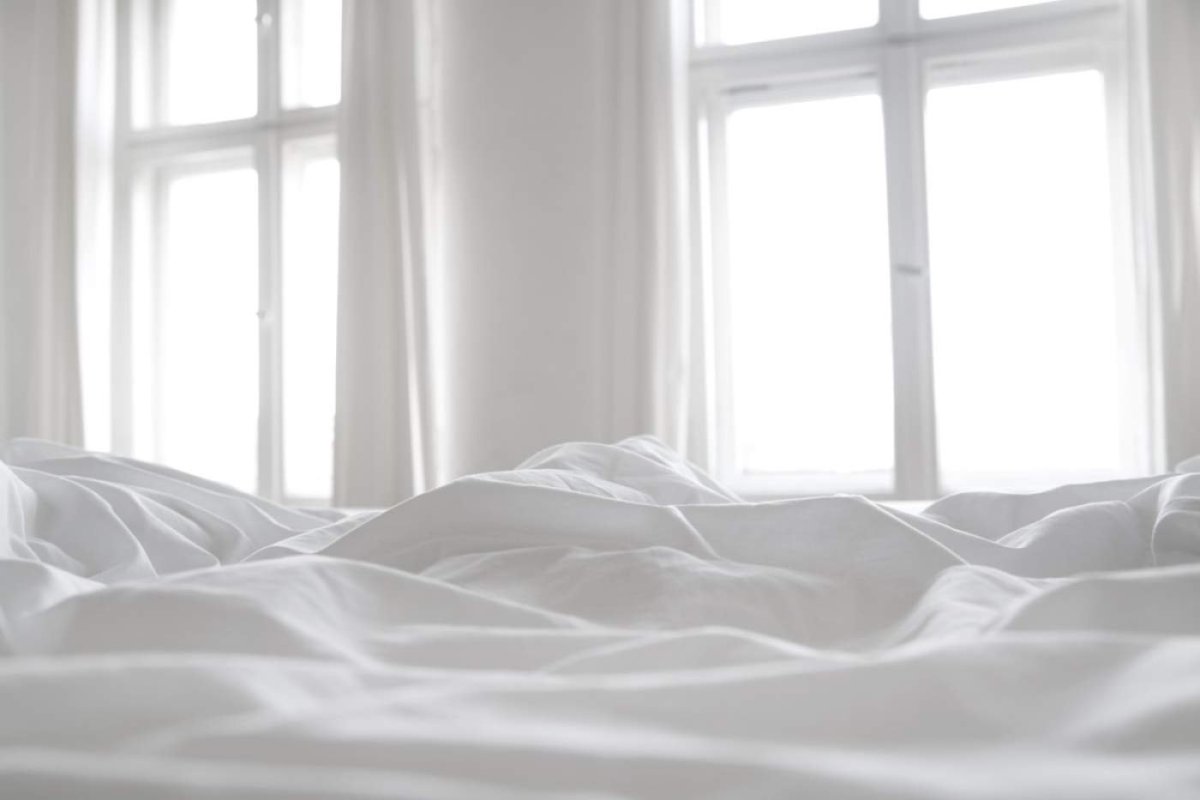 Белая постель Эстетика