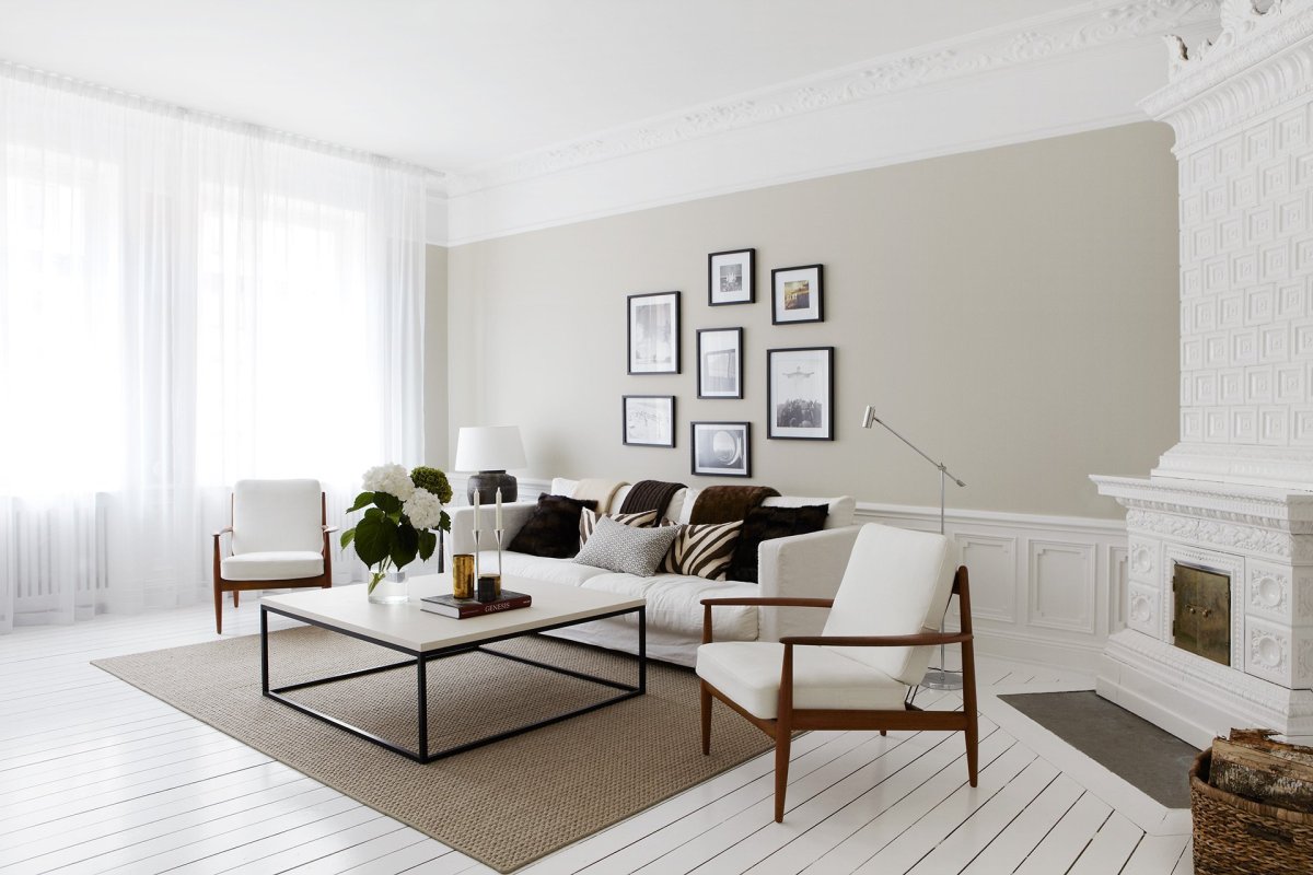 Белый цвет стен