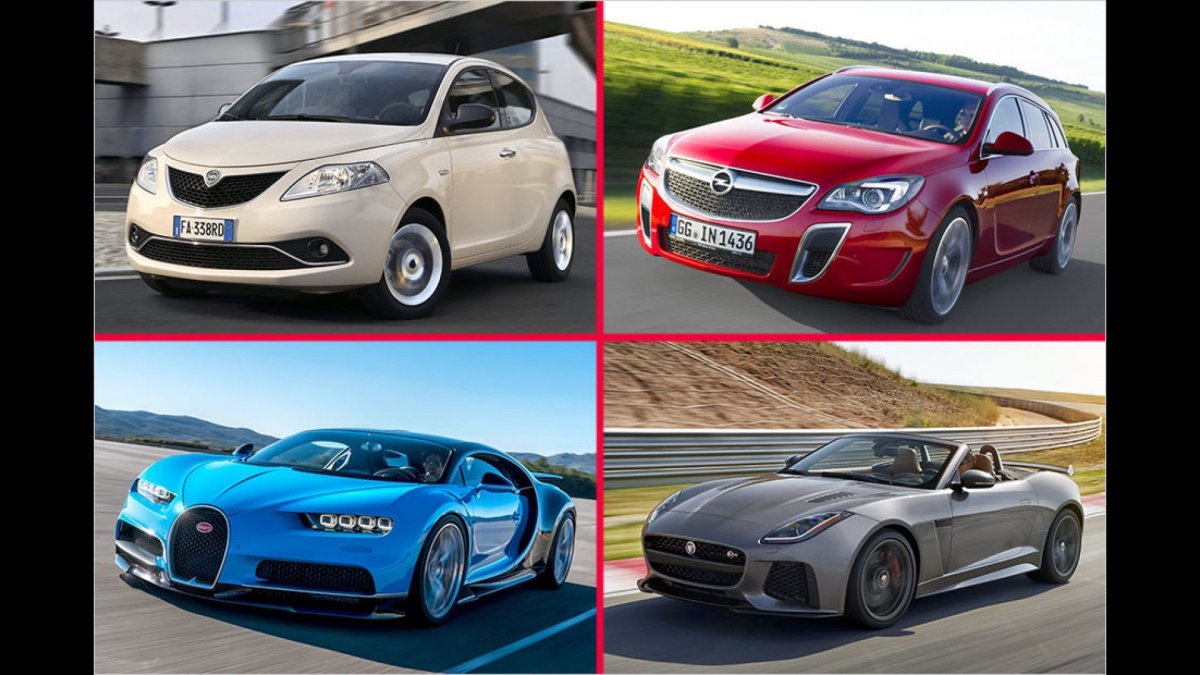 Известные марки машин