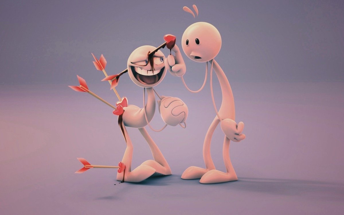 Реалистичные обои для влюблённых