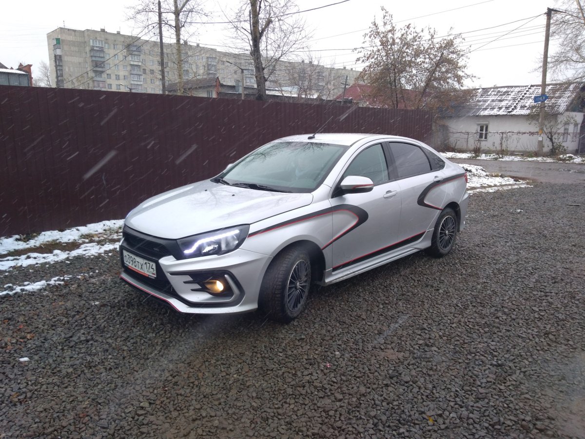 Лада Веста обвес платина