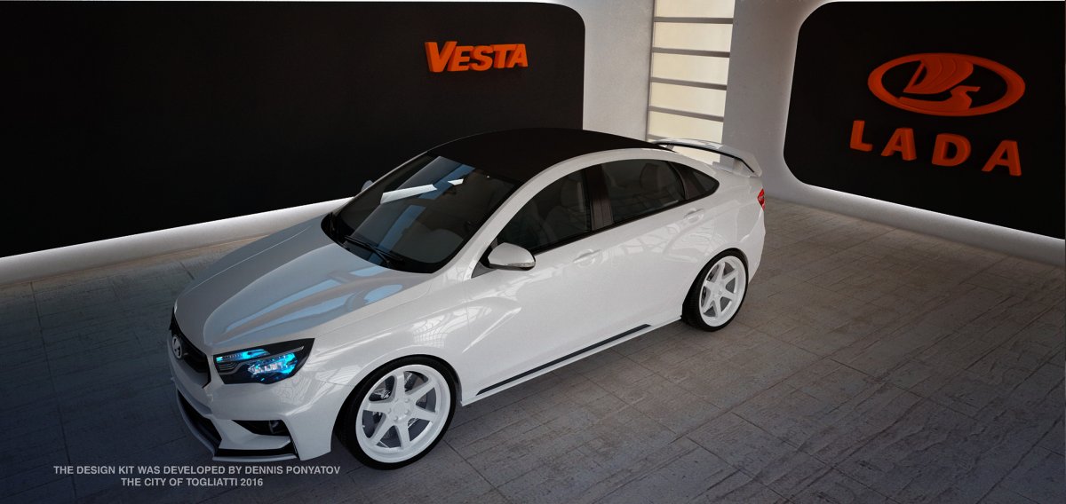 Лада Веста со стеклянной крышей