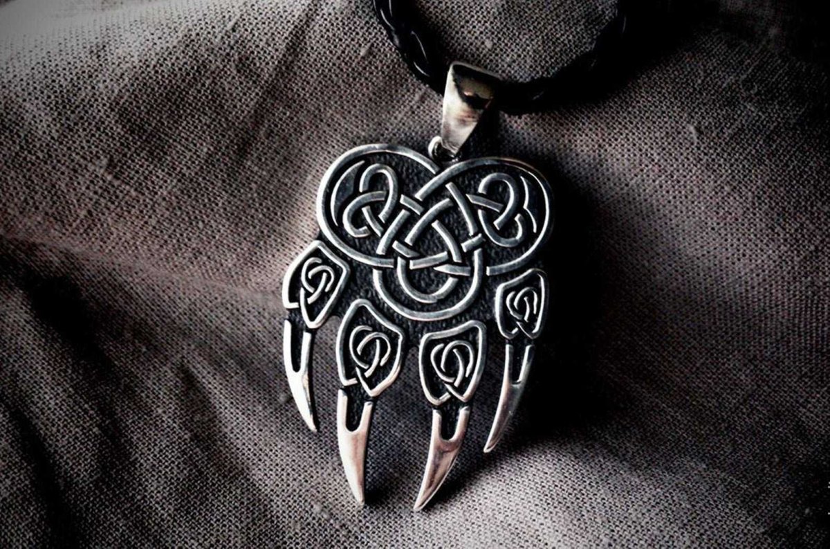 Печать Велеса лапа волка