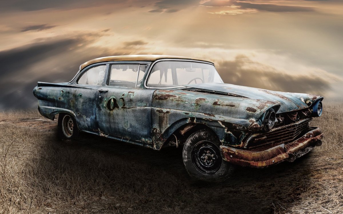 Старые машины фон