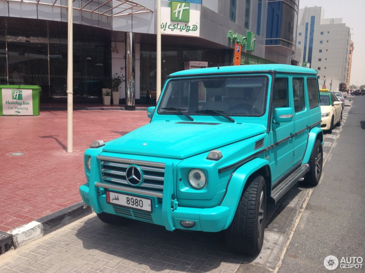Mercedes g63 бирюзовый