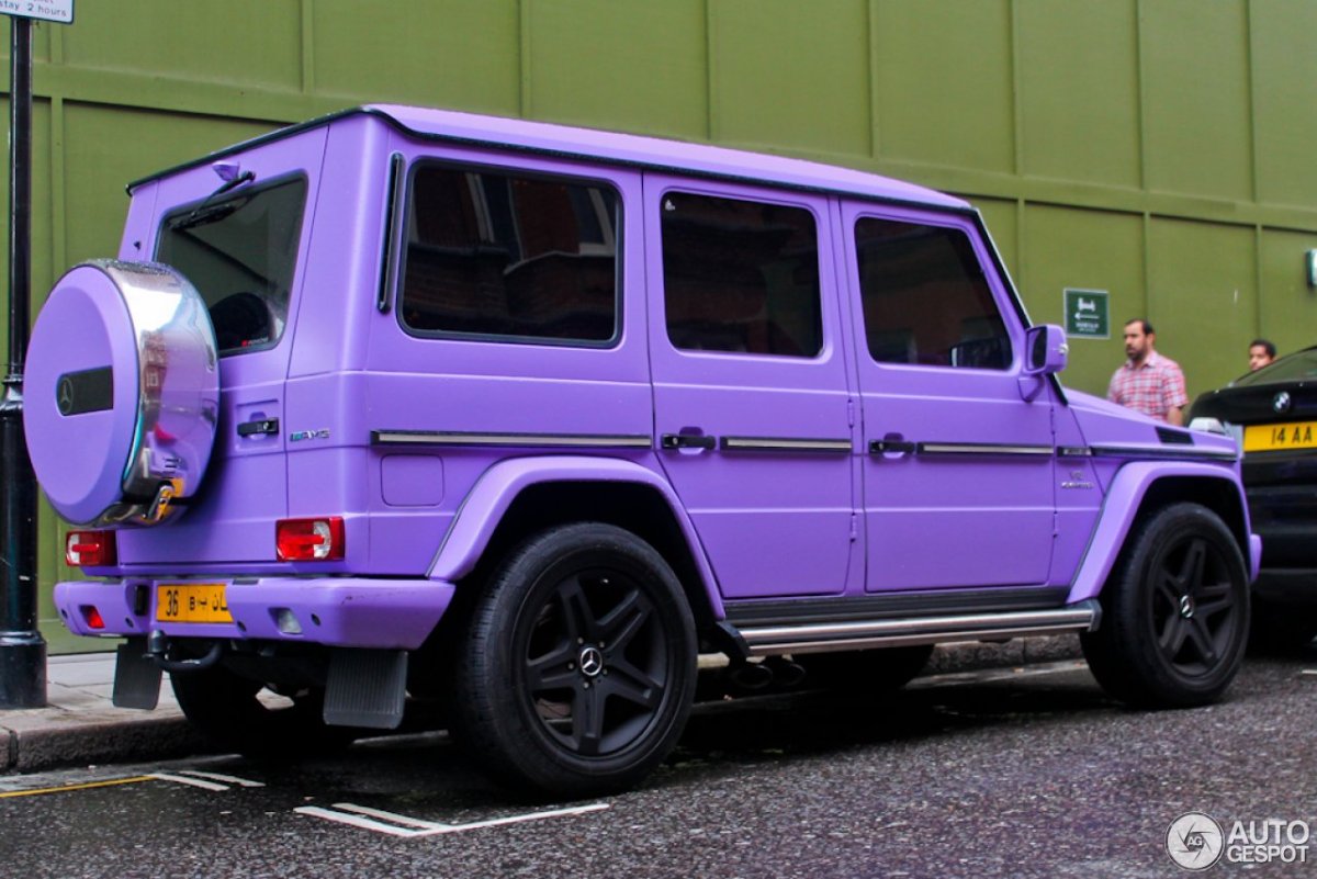 Гелендваген Брабус пурпурный