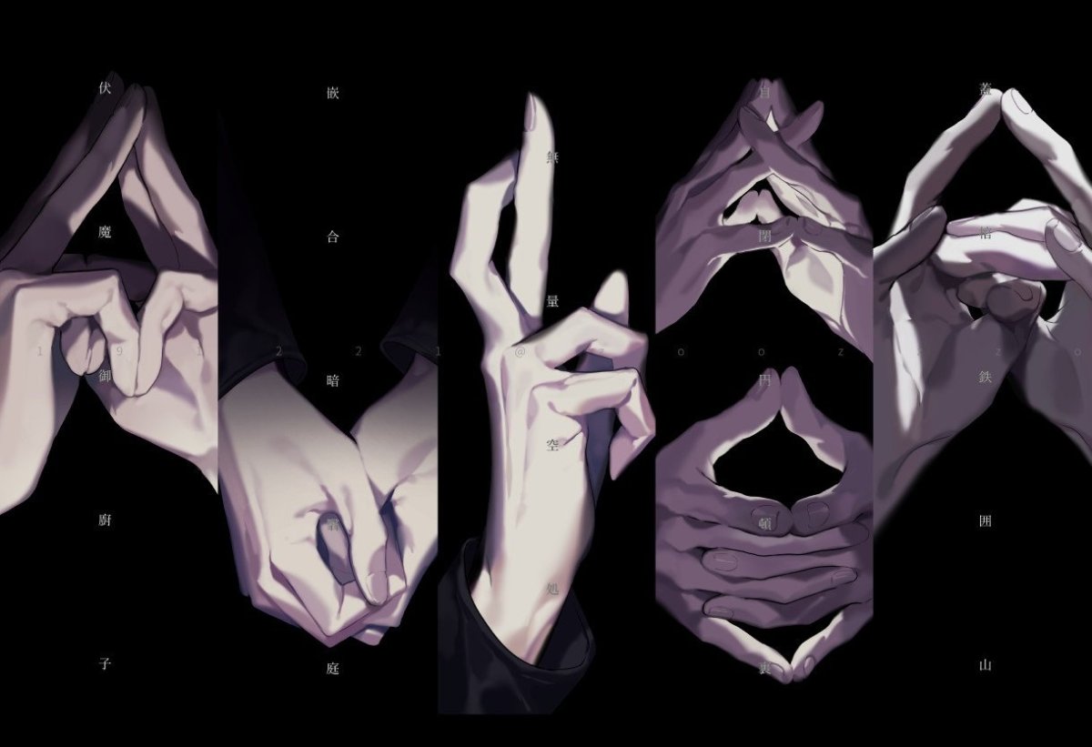 Мегуми и сукуна арт