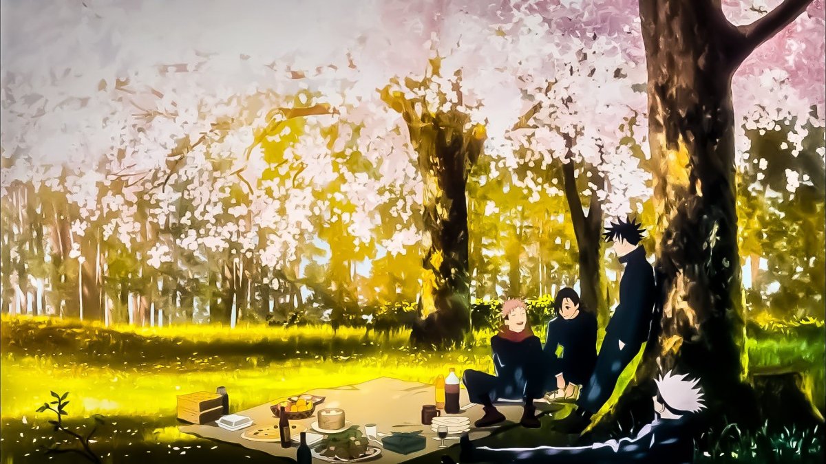 Магическая битва локации аниме