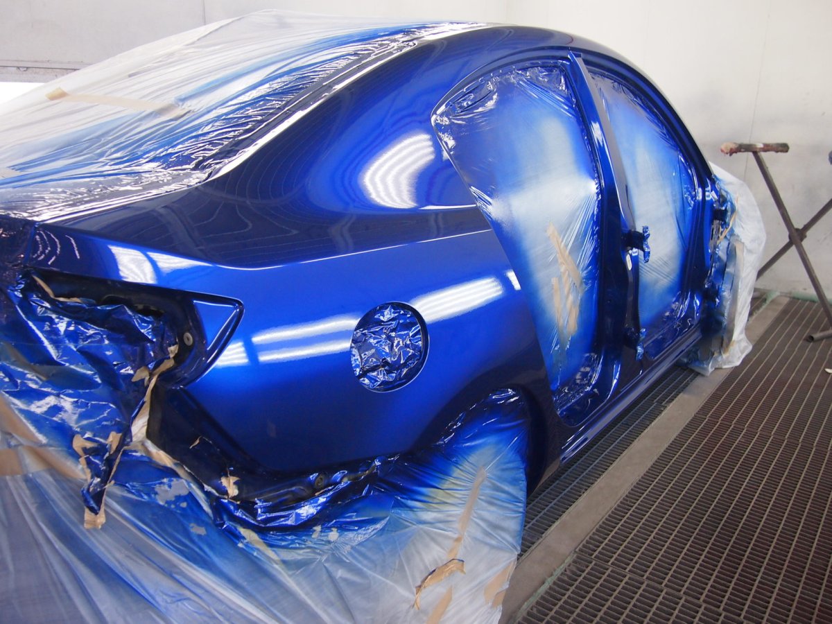 Краска для авто темно синий металлик