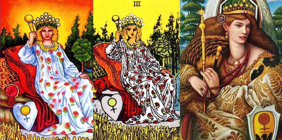 3 Аркан Императрица Таро Уэйта