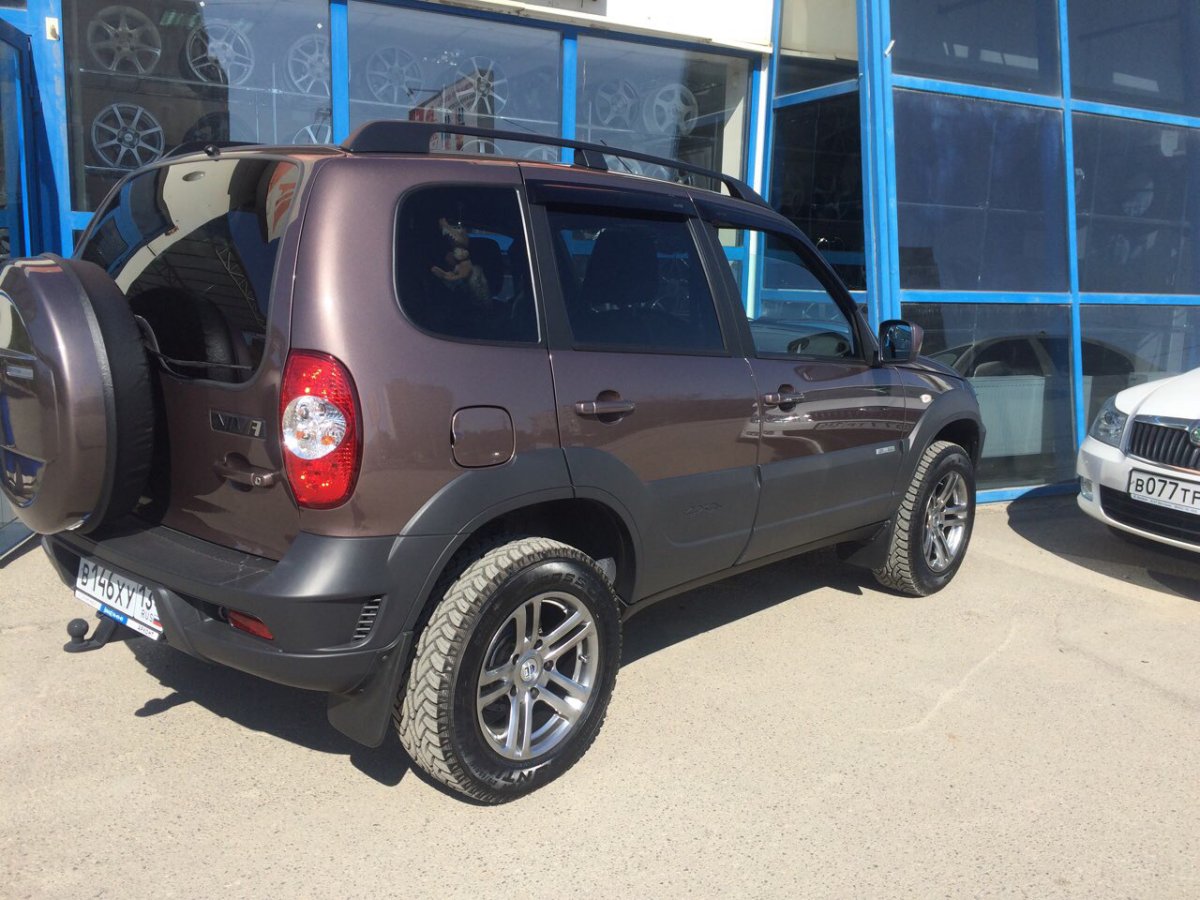 Диски КИК Палладика на ниву Шевроле 16