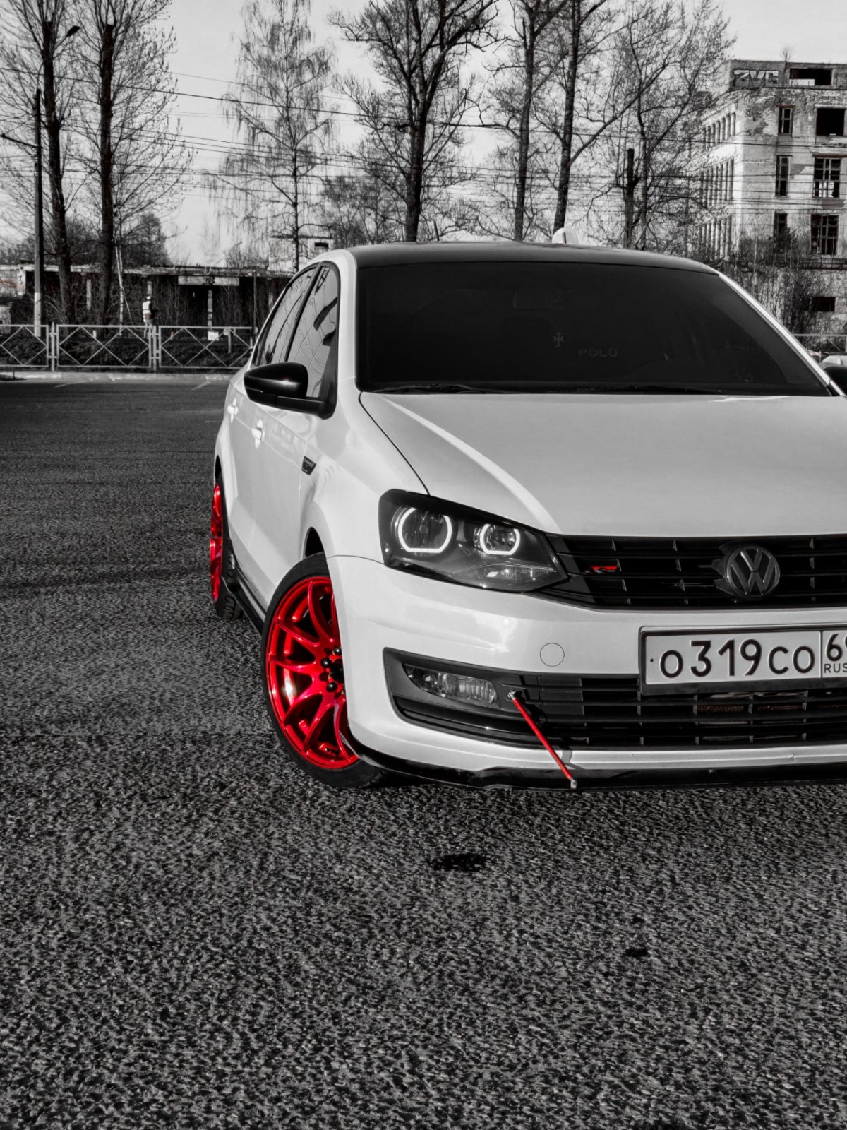Тюнингованный Volkswagen Polo