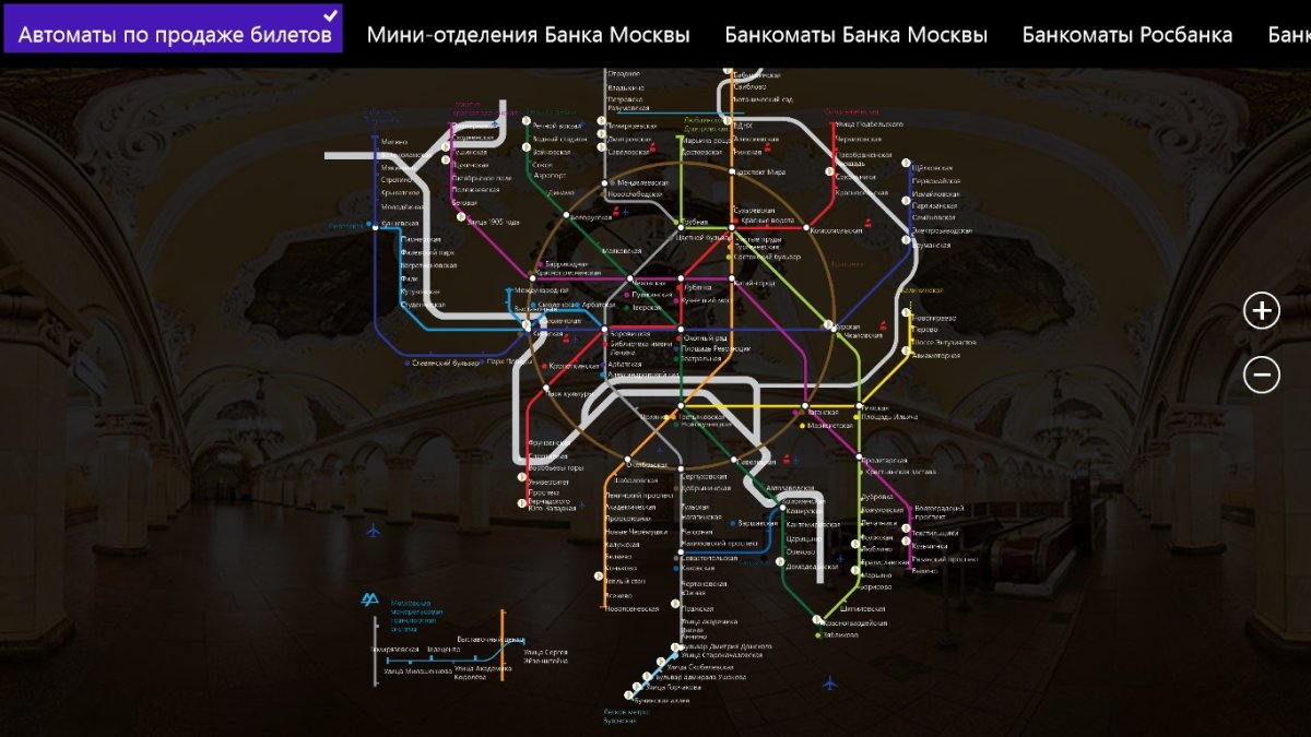 3д карта метро