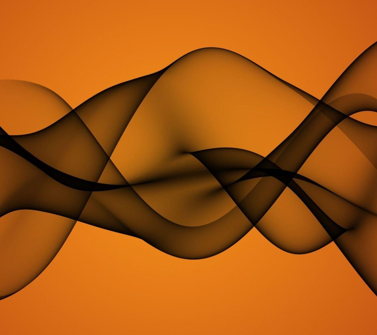 Оранжево черный фон