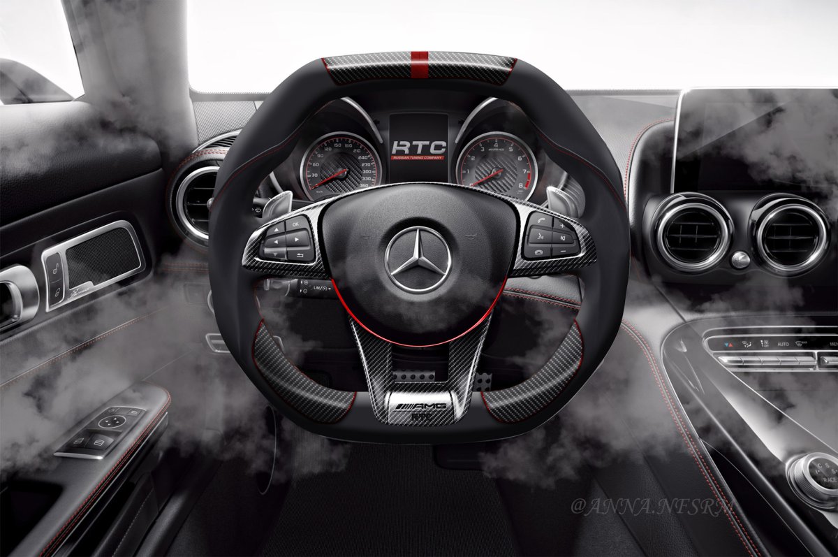 Mercedes Benz AMG gt руль