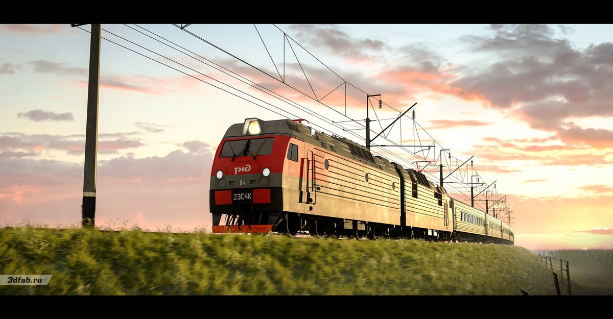 Модель электровоз 2эс4к-006