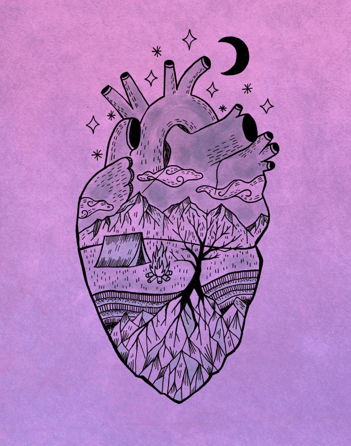 Сердце рисунок